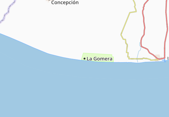Kaart Plattegrond La Gomera