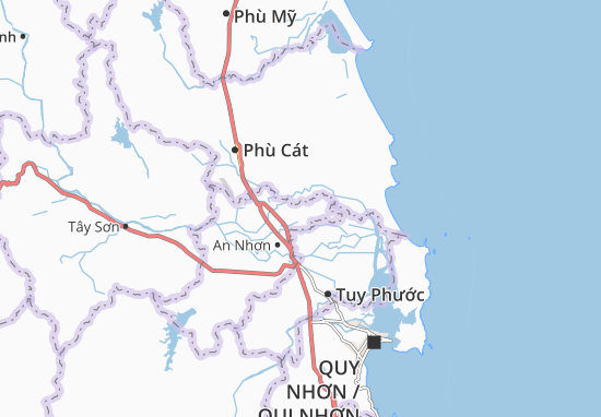 Karte Stadtplan Nhơn Phong