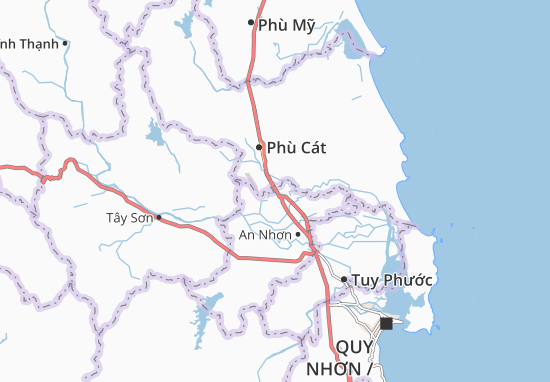 Kaart Plattegrond Nhơn Thành
