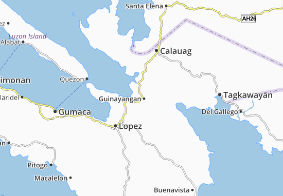 Mapa Guinayangan