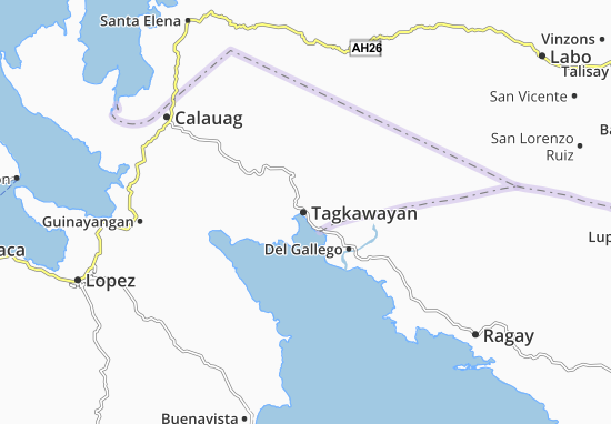 Karte Stadtplan Tagkawayan