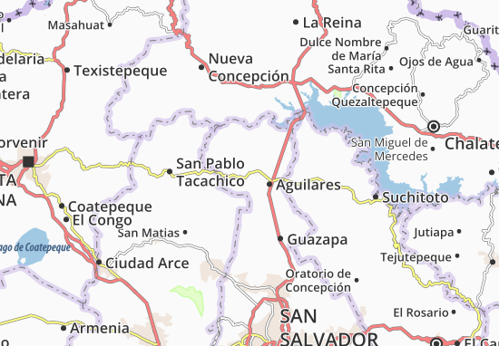 Karte Stadtplan El Paisnal