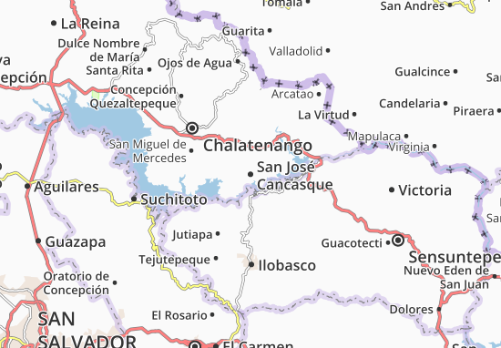 San José Cancasque Map