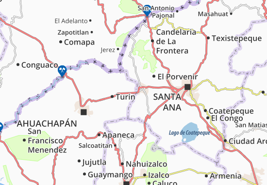 Karte Stadtplan El Refugio