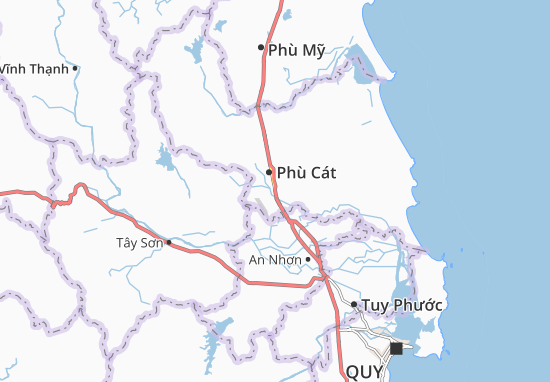 Kaart Plattegrond Cát Tân