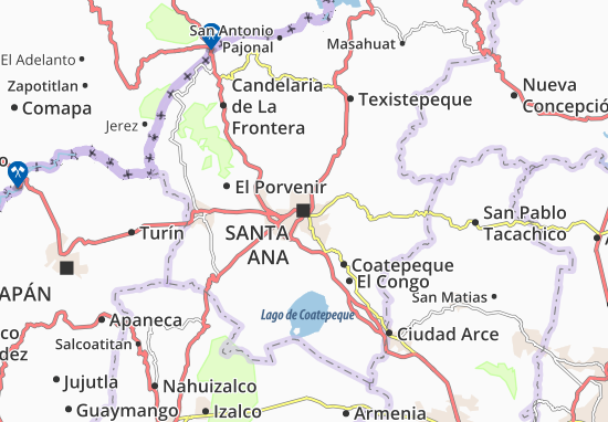 Mappe-Piantine Santa Ana