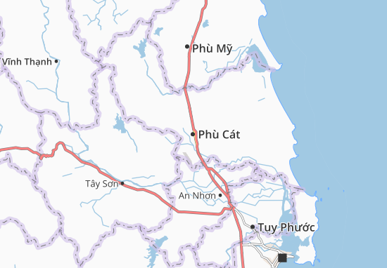 Kaart Plattegrond Phù Cát