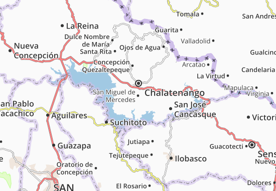 Mapa San Miguel de Mercedes