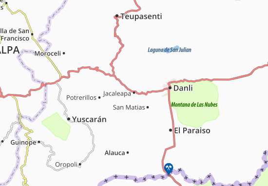 Jacaleapa Map