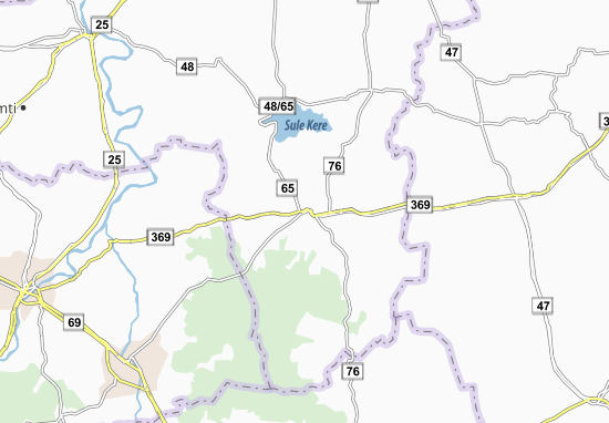 Kaart Plattegrond Channagiri