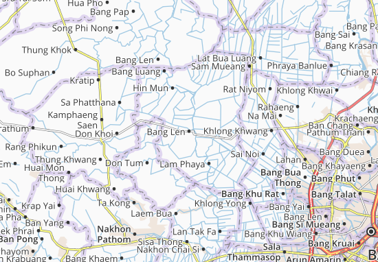 Karte Stadtplan Bang Len