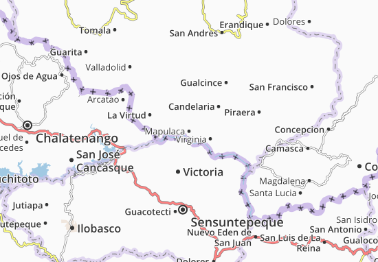 Karte Stadtplan Mapulaca