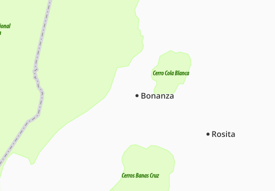 Kaart Plattegrond Bonanza