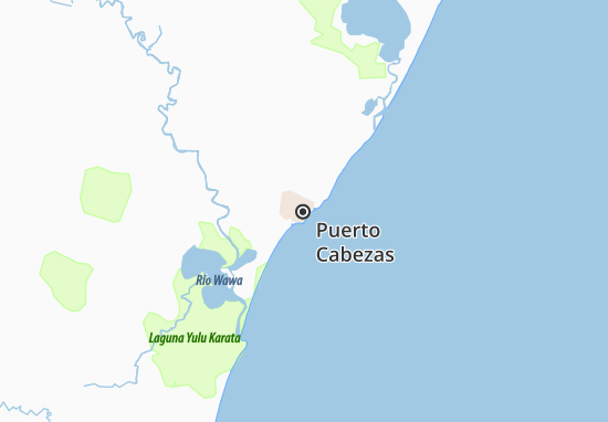 Karte Stadtplan Puerto Cabezas
