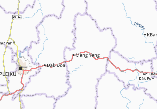 Đăk Yă Map