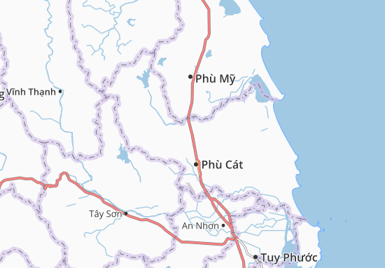 Karte Stadtplan Cát Hanh