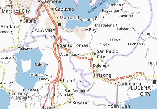 Alaminos Map