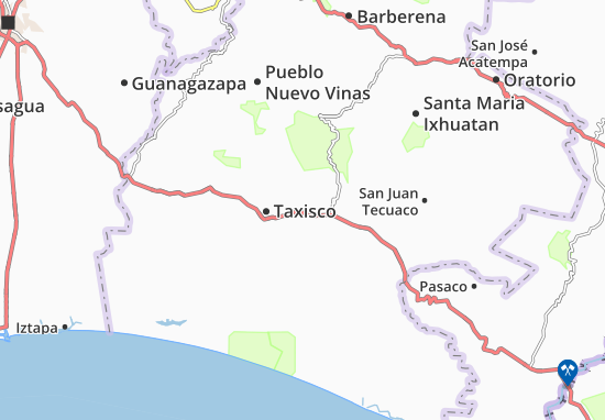 Karte Stadtplan Guazacapan