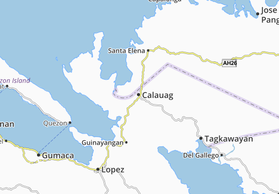 Karte Stadtplan Calauag