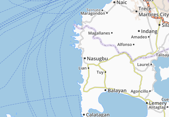 Kaart Plattegrond Nasugbu