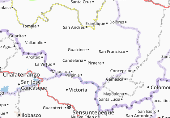Karte Stadtplan Candelaria