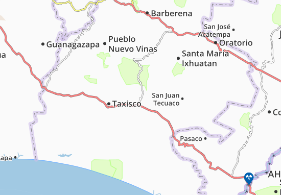 Kaart Plattegrond Chiquimulilla