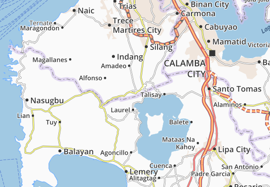 Karte Stadtplan Tagaytay