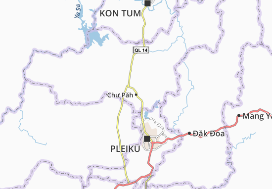 Chư Păh Map