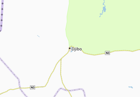 Karte Stadtplan Djibo