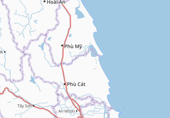 Kaart Plattegrond Cát Minh