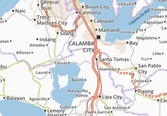 Mapa Tanauan City