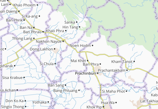 Karte Stadtplan Pak Phli