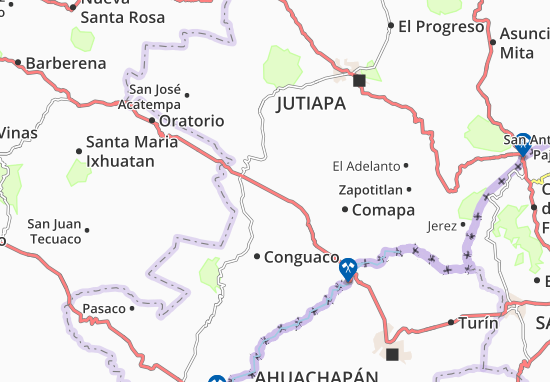 Karte Stadtplan Jalpatagua