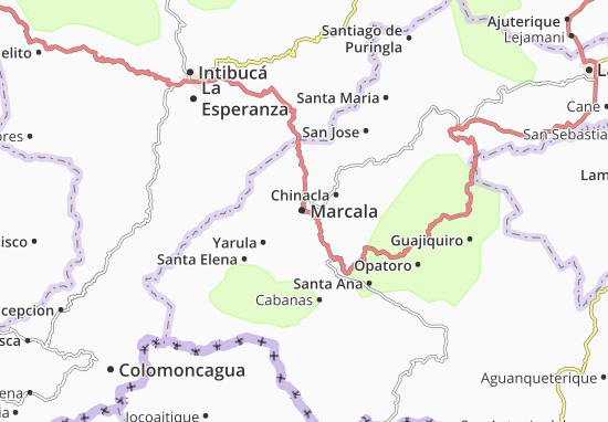 Mapa Marcala