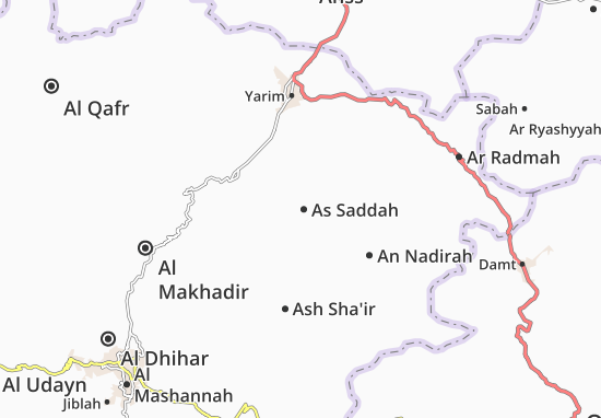 Karte Stadtplan As Saddah