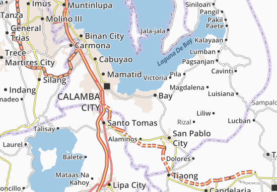 Karte Stadtplan Los Banos