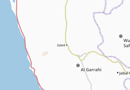 Karte Stadtplan Zabid