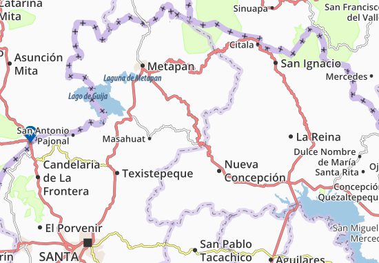 Mapa Santa Rosa Guachipilín