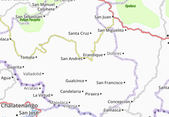 Karte Stadtplan San Andres