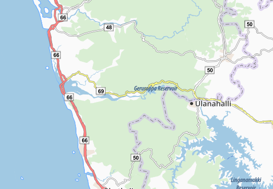 Mapa Gersoppa