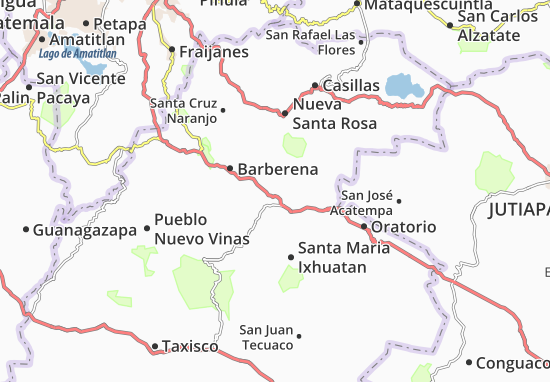 Karte Stadtplan Cuilapa