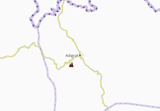 Kaart Plattegrond Adigrat
