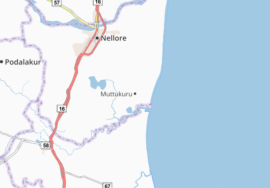 Muttukuru Map