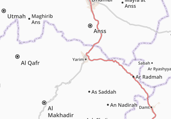 Karte Stadtplan Yarim