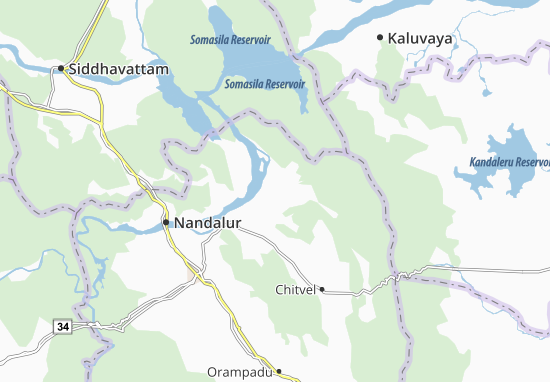 Kaart Plattegrond Siriyavaram