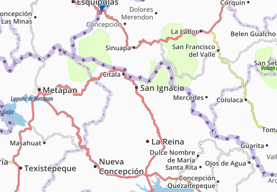 Karte Stadtplan La Palma