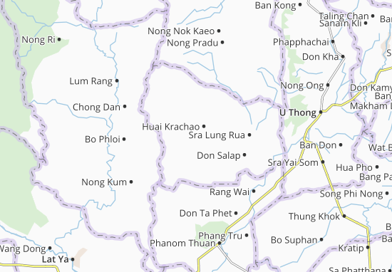 Kaart Plattegrond Huai Krachao
