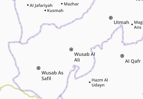 Kaart Plattegrond Wusab Al Ali