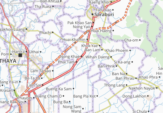 Kaart Plattegrond Nong Khae