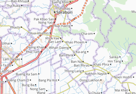 Nong Sruang Map